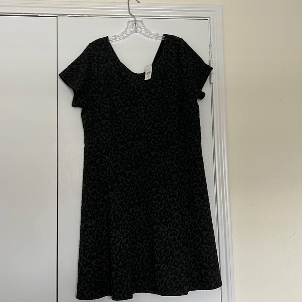 Loft plus size 16 leopard print dress new with tags